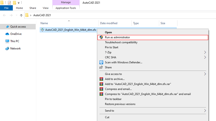 Hướng dẫn cài đặt phần mềm AutoCAD 2021