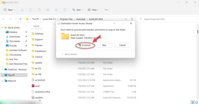 Cài đặt Autocad 2023 - Bước 9