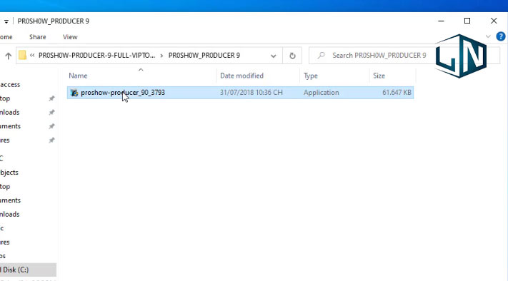 cài đặt proshow producer