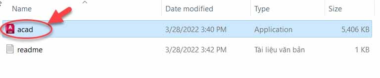 Crack Autocad 2023 - Bước 1
